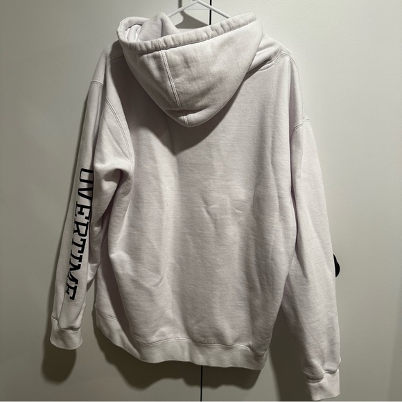 Overtime OTX Boxing Logo Hoodie - Large, White - Picture 3 of 4